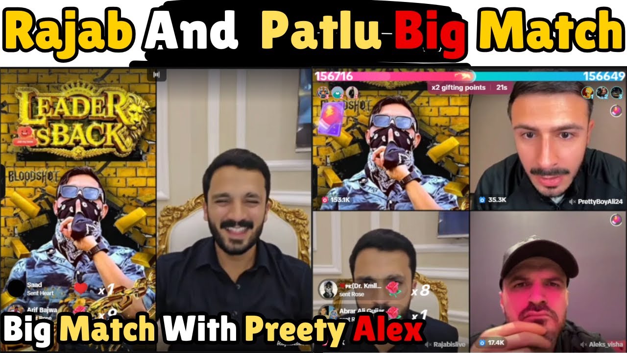 Alex Rajab Rajab And Patlu Big Match With Preety Boy And Alex Not Miss End ? - YouTube