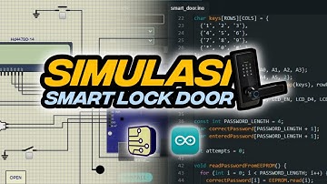 Simulasi Rangkaian - SMART LOCK DOOR
