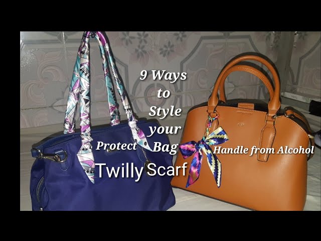 How To Tie Twilly Scarf on Bag Handle