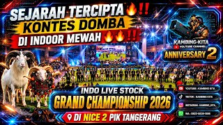 SEJARAH TERCIPTA 🔥🙌🏻‼️ KONTES DOMBA INDOOR PIK 2 TANGERANG 🔥🔥🔥‼️