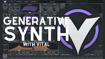 20-Minute Generative Synth Experiment using Vital [Modular Synth Ambience]