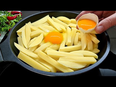 Gieen Sie einfach ein Ei ber eine Kartoffel und das Ergebnis ist erstaunlich! Rezept in 5 Minuten.