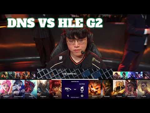DNS vs HLE Game 2 | LCK 2026 Rounds 1-2 Week 3 Day 2 | DN SOOPers vs Hanwha Life G2