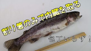 31 簡単な内臓の取り方 川魚 塩焼きなどに Youtube