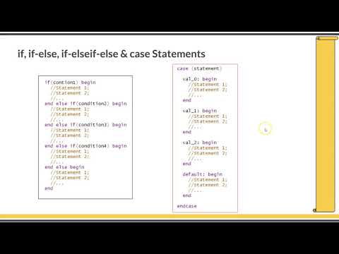 Course : Systemverilog Verification 1 : L6.1 : Conditional and Looping Statements