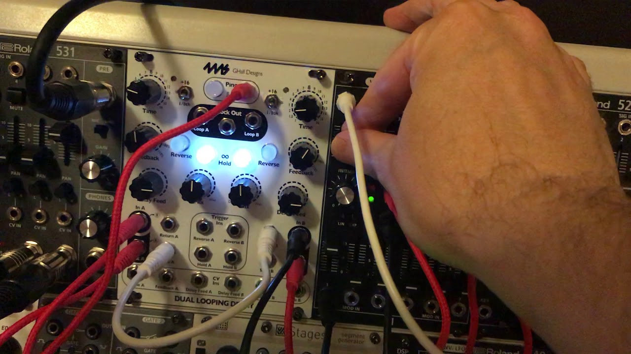 Minimal Techno with 4ms Dual Looping Delay