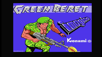 GREEN BERET COMMODORE 64 C64 GAME LOADING SCREEN AND MUSIC IMAGINE SOFTWARE (MADCOMMODORE)
