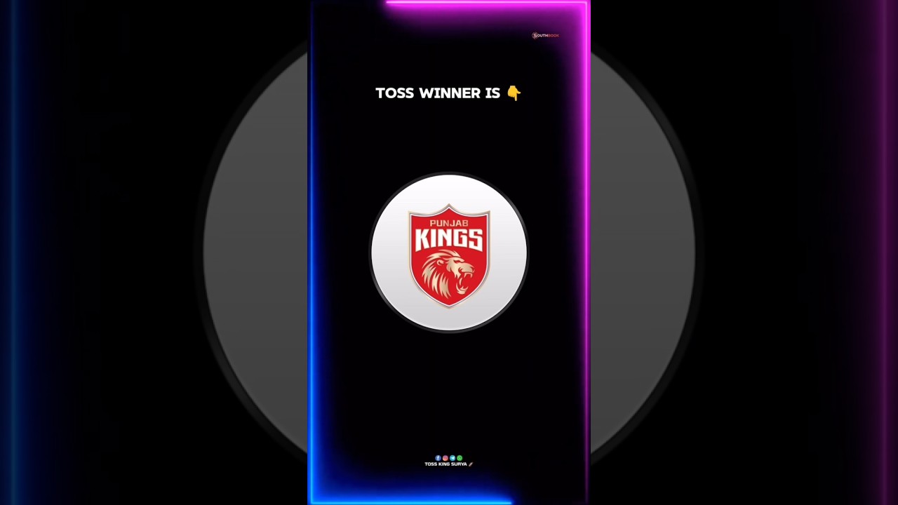 PBKS VS RR TOSS WINNER 🏆 II 