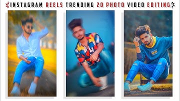 Make Instagram Reels Trending 20 Photos Video Editing - Beat Sync Shake Effect Status Video Editing