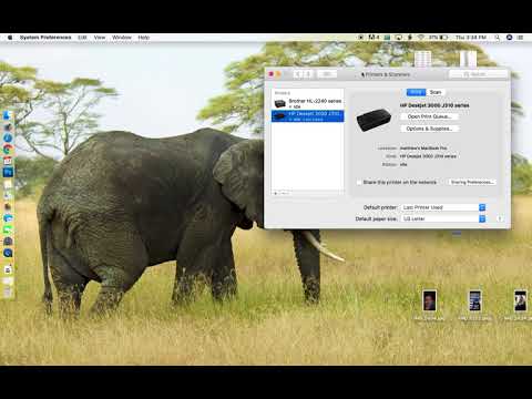 How to CONNECT A WIRELESS HP DESKJET 3000 OR 3050 PRINTER TO MAC OS X