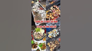 Quán lẩu cá đuối lâu năm có sạp hải sản tươi rói #muoidian #reviewanngon #shorts #xuhuong #foodie