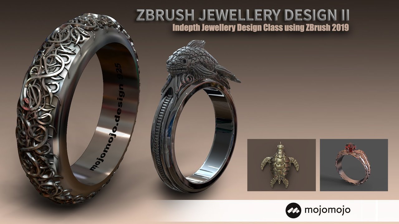 jewelry design in zbrush