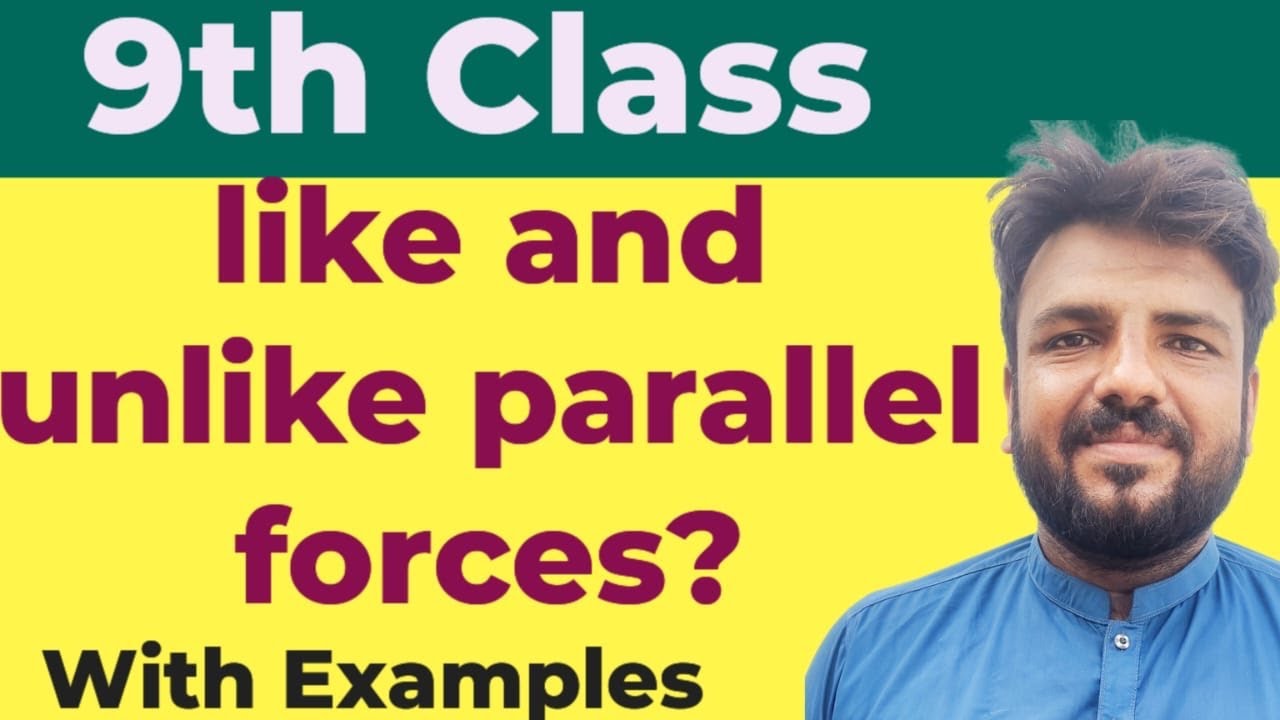 Like Parallel Forces Daily Life Example Example Like and Unlike Parallel Forces | 9th Class Physics | With Easy ...