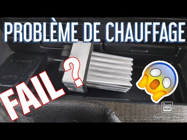 TUTO : PROBLÈME CHAUFFAGE CLIMATISATION... COMMENT REMPLACER LA RÉSISTANCE  DU PULSEUR D'AIR BMW E39