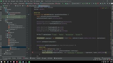 ANDROID STUDIO GUIA 2 || CALCULADORA CON SPINNER