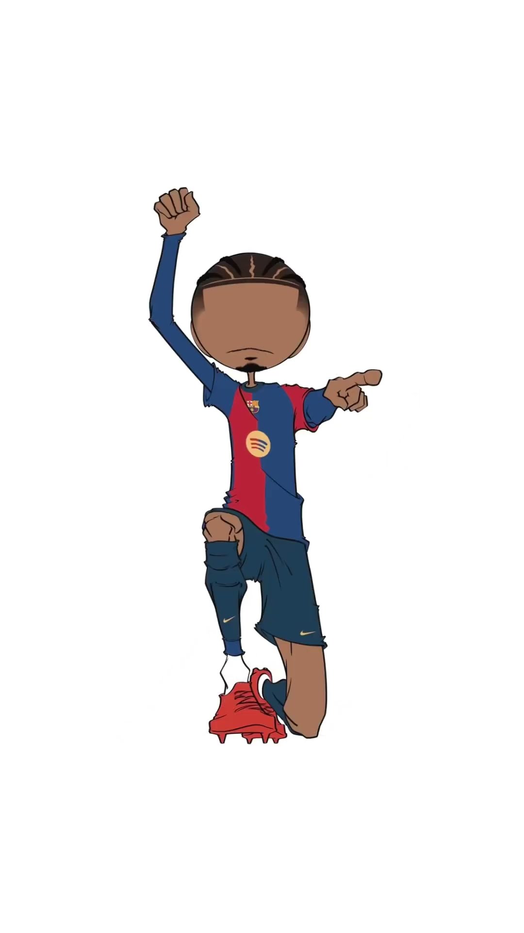 Amazing! ? @madebyjango #fcbarcelona #football #fanart #raphinha #shorts