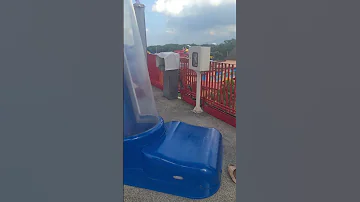 BLUE TRAPDOOR WATERSLIDE Shorts Waterpark 