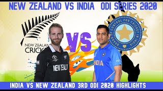 India vs new zealand 3rd odi 2020 highlights | ind v nz