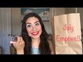 July Empties! 2021 || Products I Used Up