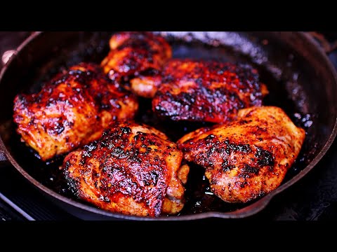 आसान मीठा और मसालेदार बेक्ड चिकन जांघ पकाने की विधि