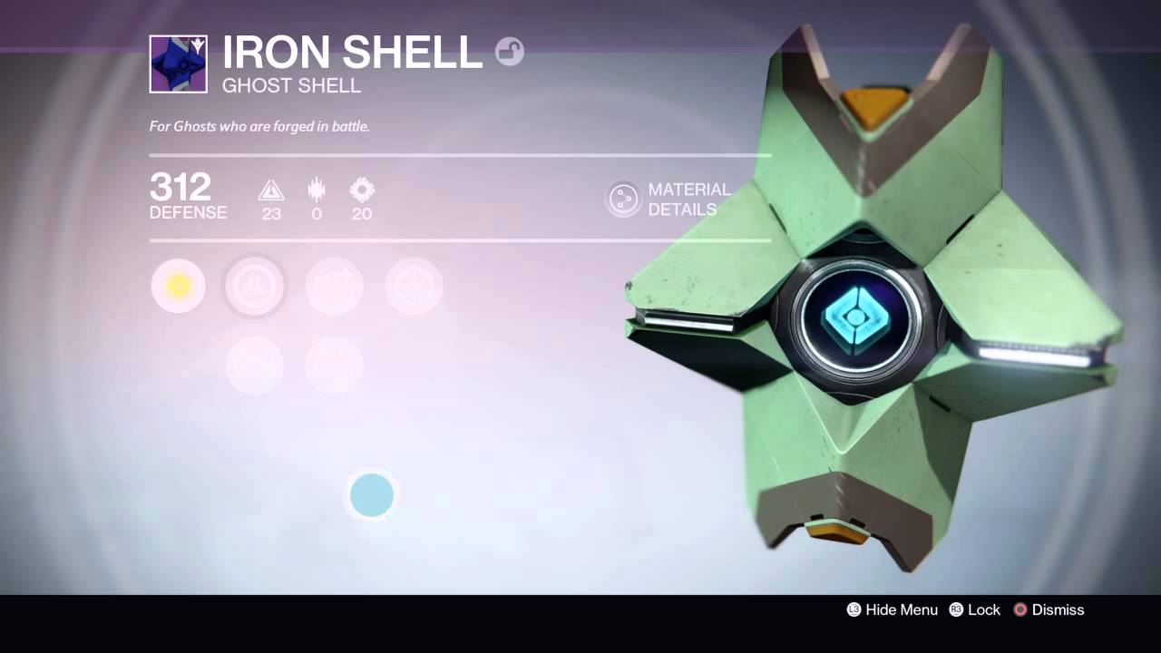 Destiny Iron banner ghost shell showcase Awesome upgrade! YouTube