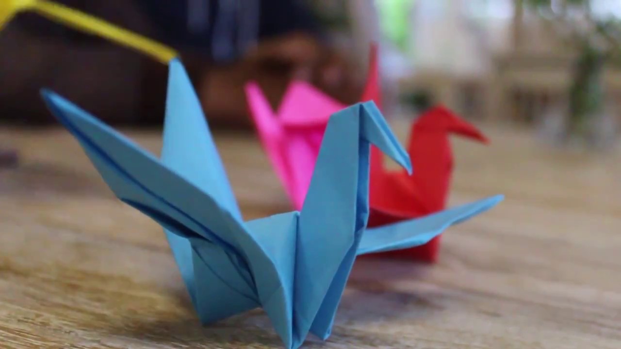 TUTORIAL MEMBUAT BURUNG BANGAU DARI KERTAS ORIGAMI YouTube