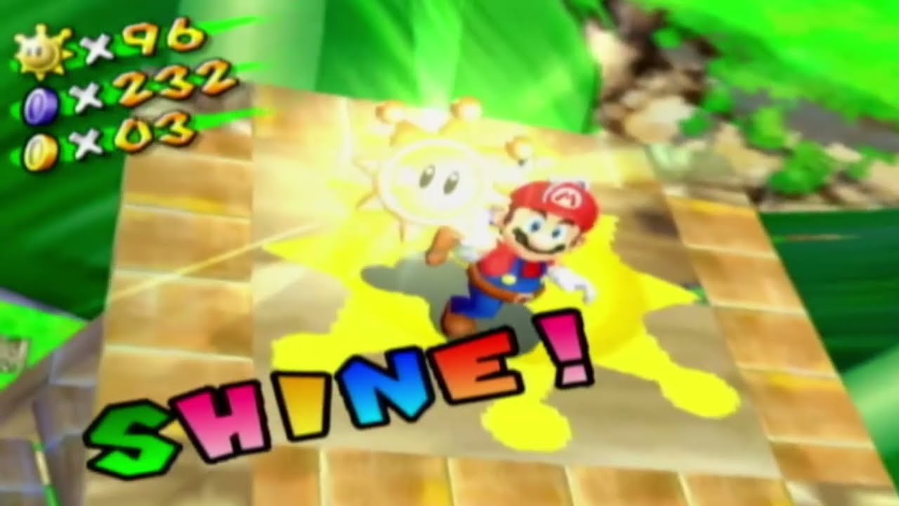 Super Mario Sunshine - 96 - 100% Guide - Pianta Village Secret Shine 2