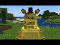 The Minecraft FAST FREDBEAR mod is unstoppable...
