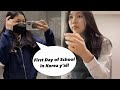 FIRST DAY OF SCHOOL IN KOREA!! (real Korean school life part.1)