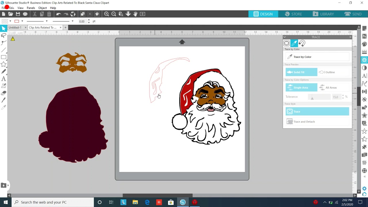 Tracing Difficult Clip-art Using Silhouette Studio