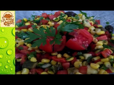 Video: Basit Konserve Mısır Salataları