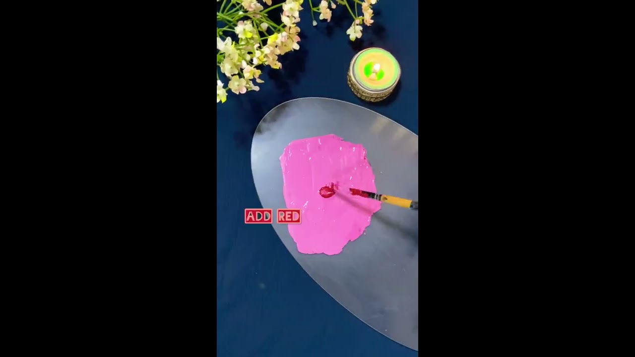 Colormixing Tutorial How To Make Candy Pink Colour Shorts Shortvideo Painting Diy