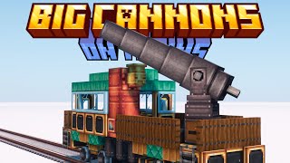 How to put Create Big Cannons on Train Tutorial