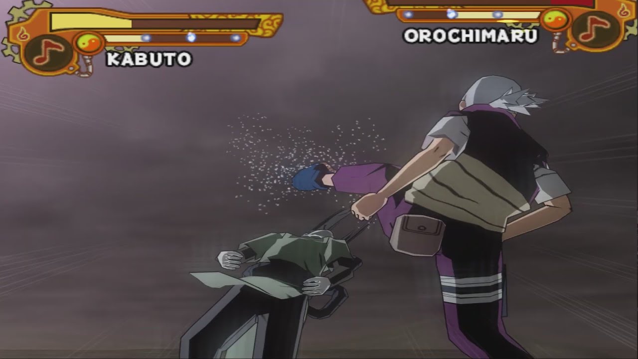 {Kabuto Vs Orochimaru} Naruto Shippuden Ultimate Ninja 5