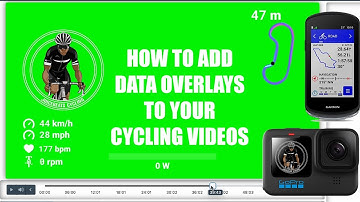 How to Add Data Overlays to Cycling Videos Reupload
