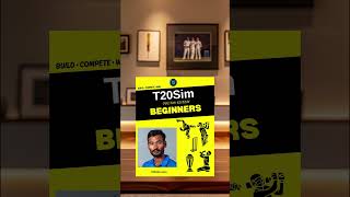 T20Sim for T20 Cricket Team Builders | Create Your T20 Cricket Team FREE #indiancricket #t20cricket
