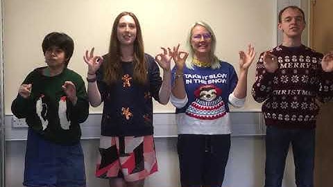 19 sleeps to go - Makaton Countdown to Christmas 2019
