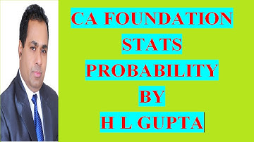 PROBABILITY CLASS 16, SET C,  BY H L GUPTA. To Buy Pen/G  Drive of CA / CMA, CALL US (8920730907)