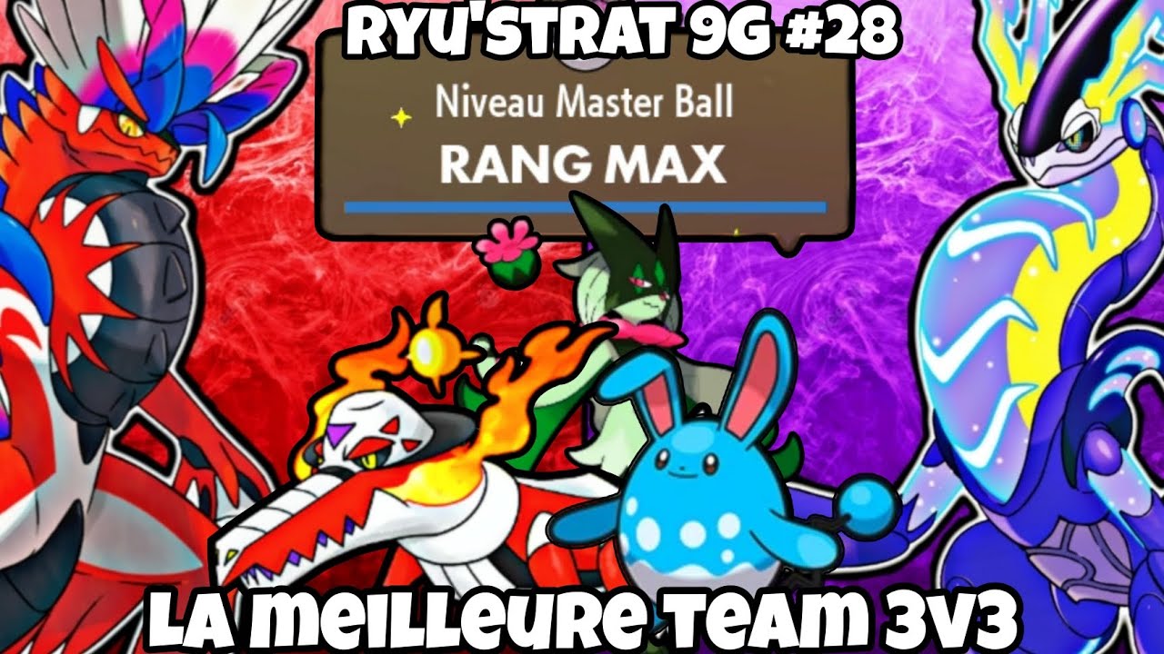 Pokemon Vs Ryu LA MEILLEURE TEAM EN 3V3 EN RANKED POKÉMON !!! Ryu'Strat 9G #28 - YouTube