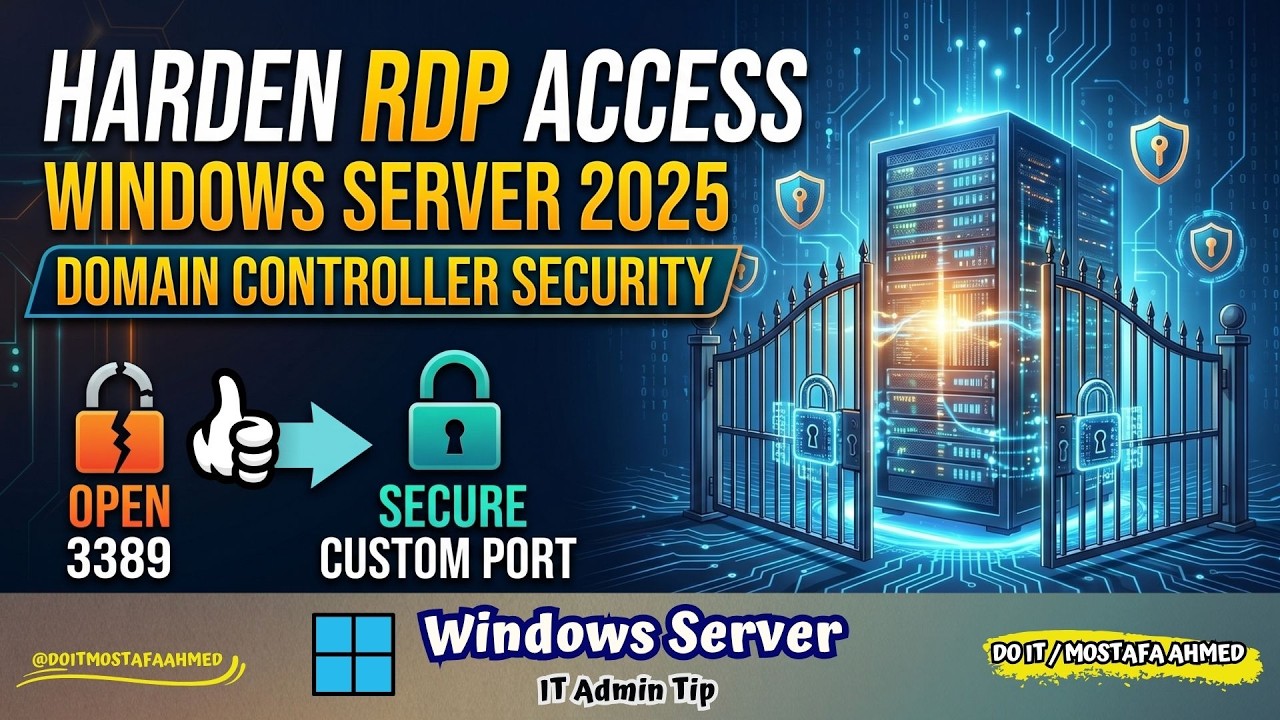 Windows Server 2025 Security : Change RDP Port Now for Better Security ...