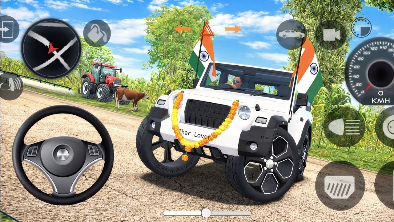Modified Mahindra Thar Car Games: Indian Cars (Gadi Wala Game) - Car Game Android Gameplay 2026