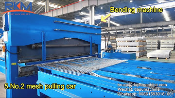 Automatic fence mesh welding and bending machine DP-FP-2500AN+