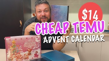 Cheap TEMU Advent Calendar