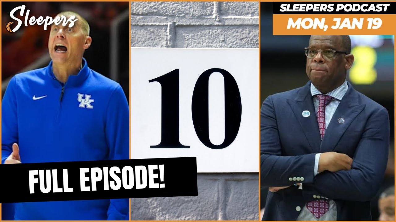 The weekly winners, losers, and top 10 update with Greg and Carter | Sleepers Pod 1-19-26