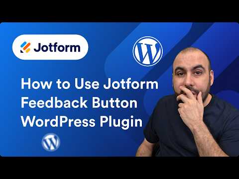 How to Use Jotform Feedback Button WordPress Plugin