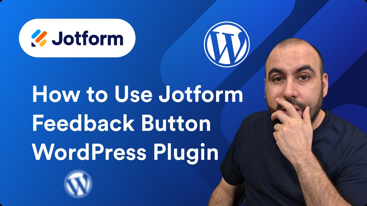 How to Use Jotform Feedback Button WordPress Plugin - YouTube