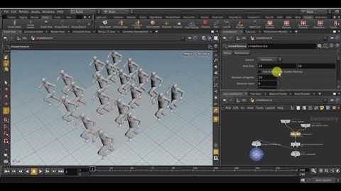 Houdini FX 16 crowd path tutorial 2018 || Houdini crowd beginners tutorial by venkatpatnaik