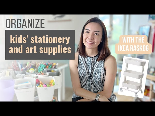 How To Store Kids Art Supplies