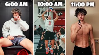 A DAY in the LIFE of a VOLLEYBALL PLAYER | Tri-Match Edition