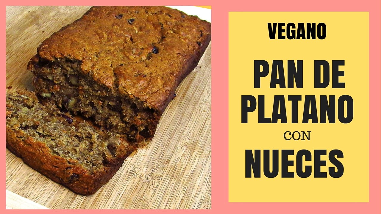 Pan de Plátano con Nueces (Vegano)